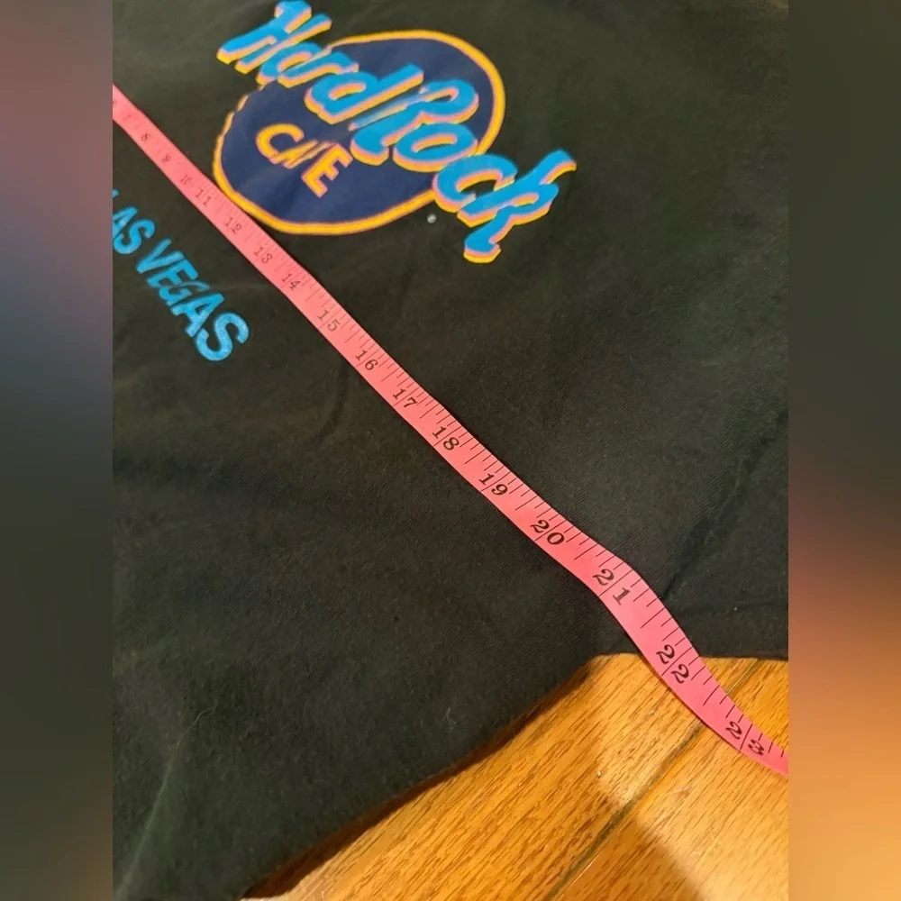 Vintage 90s Hard Rock Cafe Las Vegas Black T Shirt - Picture 3 of 6